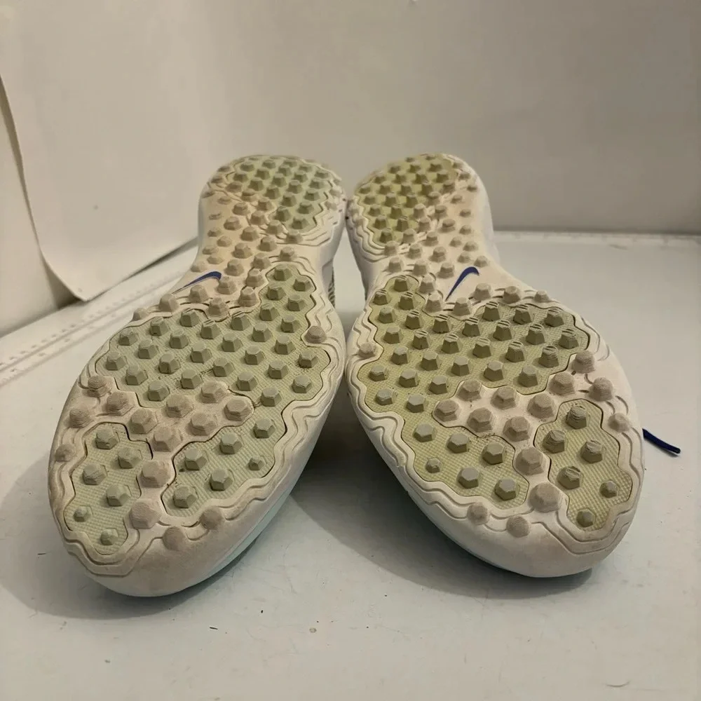 Nike women’s Lunar Empress 2 Glacier blue volt 819040-401 Golf cleats size 9.5‎ - Picture 9 of 12